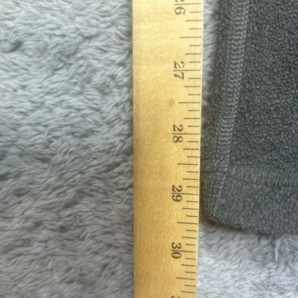The North Face Fleece Pants Mens M Gray Polartec Outdoor Hiking Pockets 29.5